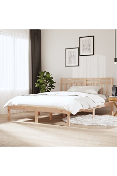 Concept Cadru de pat, 140x200 cm, lemn masiv de pin