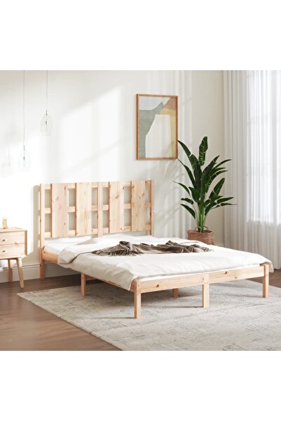 Concept Cadru de pat, 140x200 cm, lemn masiv de pin