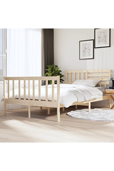 Concept Cadru de pat, 140x190 cm, lemn masiv