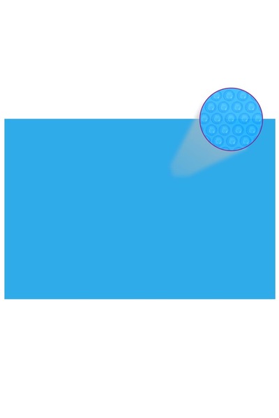 Concept Prelată de piscină, albastru, dreptunghiular, 600 x 400 cm, PE