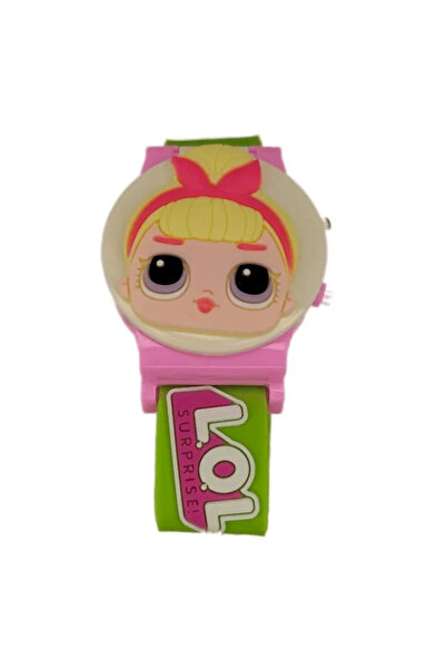 OEM Ceas copii digital Lol Dolls, Model 3D, Multicolor, 22 x 3,8 cm