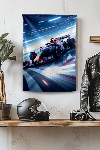 Vagonik F1 Themed Art Wall Covering Rug Sq Tapestry Formula 1