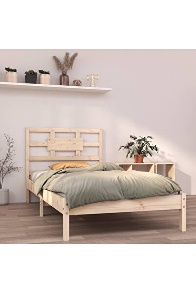 Concept Σκελετός Μονό κρεβατιού 3FT, 90x190 cm, μασίφ ξύλο