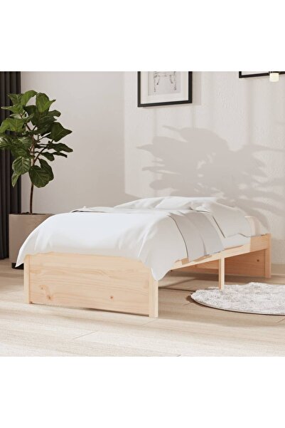 Concept Μικρό Μονό κρεβάτι 2FT6, 75x190 εκ., μασίφ ξύλο