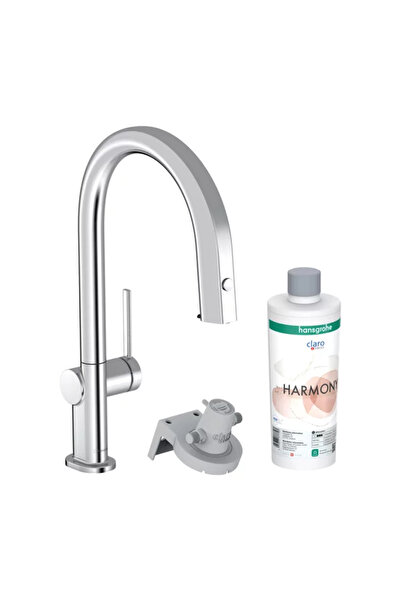 Hansgrohe Kitchen faucet with water filter Aqittura M91 FilterSystem 210 chrome