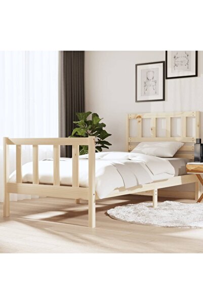 Concept Cadru de pat Single 3FT, 90x190 cm, lemn masiv