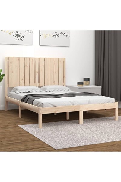 Concept Μικρό σκελετό Διπλό κρεβατιού 4FT, 120x190 cm, μασίφ ξύλο