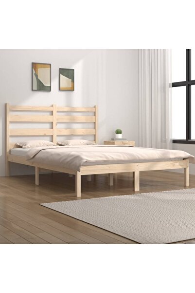 Concept Cadru de pat, 200x200 cm, lemn masiv de pin