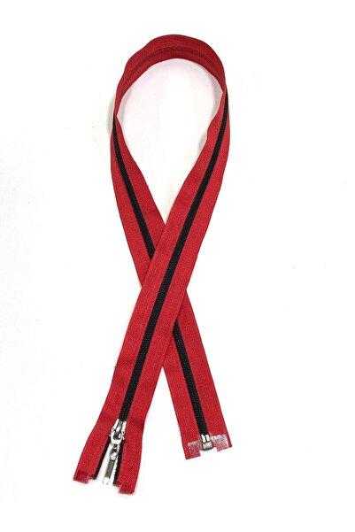 karantuhafiye Tracksuit Coat Zipper / 70 cm / Red Black Teeth / Rf01