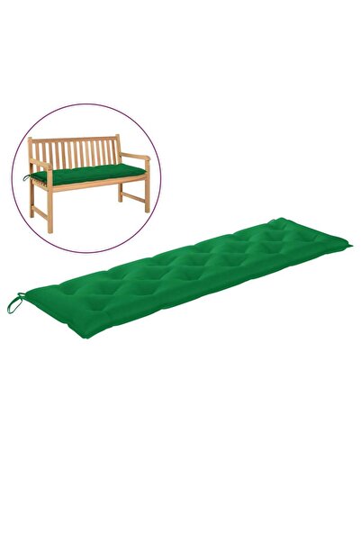 Concept Μαξιλάρι παγκάκι κήπου, πράσινο, 180x50x7 cm, ύφασμα