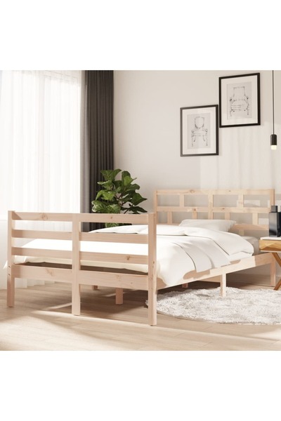 Concept Σκελετός κρεβατιού, 120x200 εκ., μασίφ ξύλο πεύκου