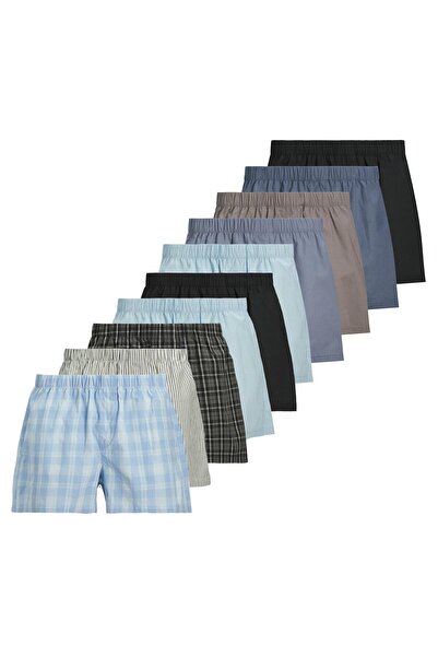 Jack & Jones JACK&JONES Herren Web-Boxershorts, 10er Pack - JACMILANO WOVEN B...