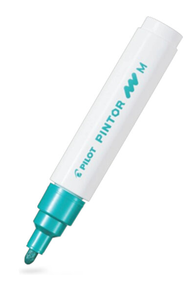 Pilot Pi̇ntor (m) Round Tip Metallic Green