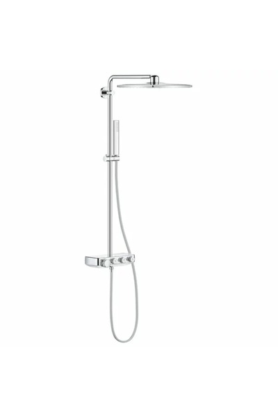 Grohe Euphoria 310 Cube Duo thermostatic shower column with 1 function