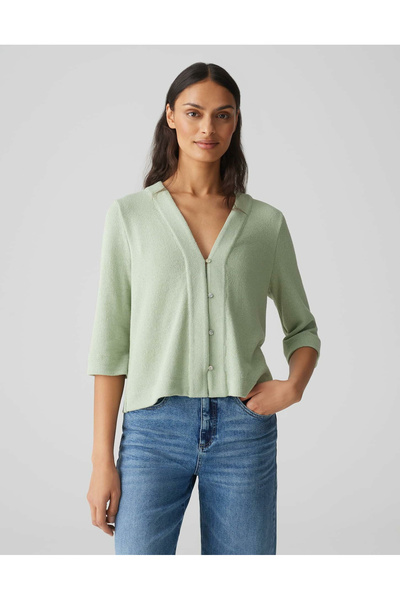 OPUS V-Kragen T-Shirt für Damen