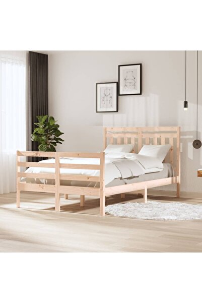 Concept Σκελετός κρεβατιού, 120x200 εκ., μασίφ ξύλο