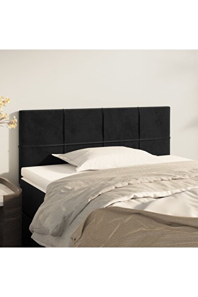 Concept Κομοδίνο, μαύρο, 90x5x78/88 cm, Βελούδο