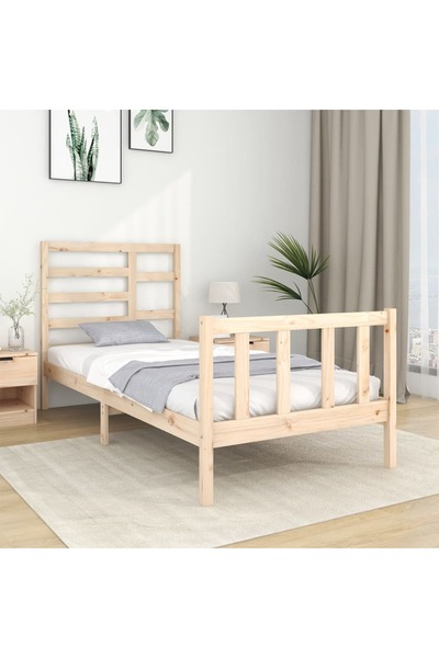 Concept Σκελετός Μονό κρεβατιού 3FT, 90x190 cm, μασίφ ξύλο
