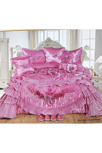 LORE Luxurious royal bridal Duvet , elegant satin, 11 pieces ✨ for two people