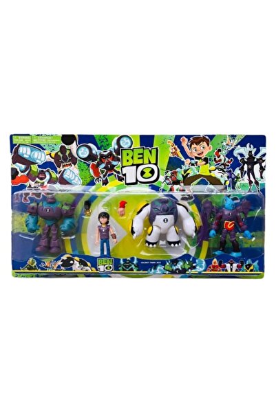OEM Set of 4 Figures, Ben 10, blue/white, 11 cm