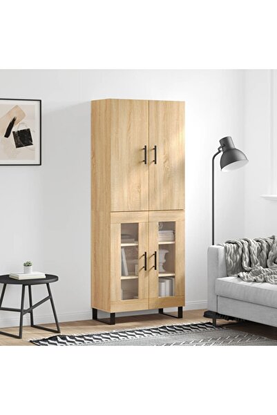 Concept Dulap înalt, stejar sonoma, 69,5x34x180 cm, lemn compozit