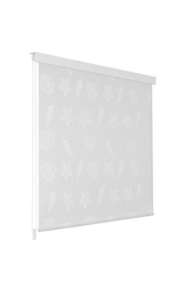 Concept Κουρτίνα ντους με ρολό 140x240 εκ. με σχέδιο αστερία