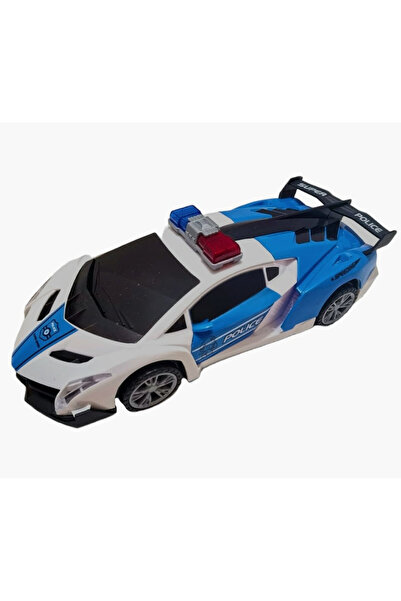 OEM Police Car with music and light projection, opening doors and trunk, 25cm