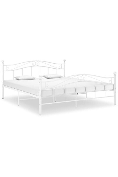 Concept Bed frame, white, 180x200 cm, metal