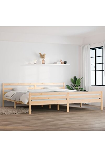 Concept Cadru de pat, 200x200 cm, lemn masiv de pin