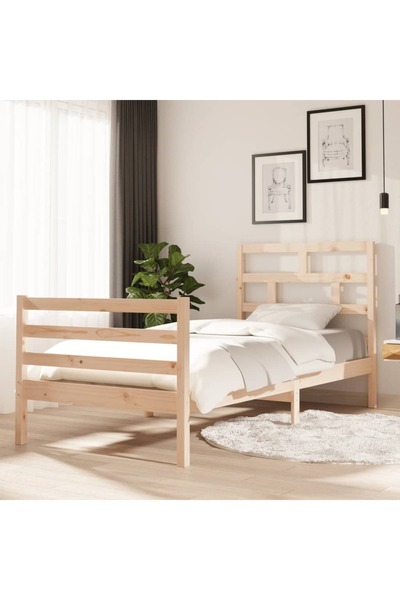 Concept Σκελετός κρεβατιού, 90x200 εκ., μασίφ ξύλο πεύκου