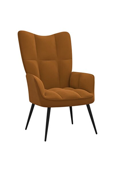 Concept Πολυθρόνα, καφέ, Βελούδο