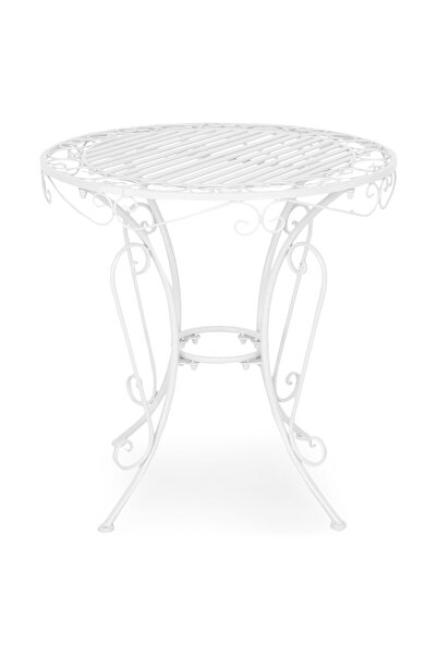 Maison Mex Garden/terrace table VIENNA H.71 D.70 white