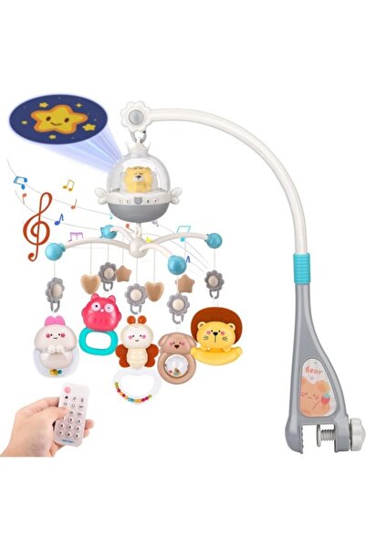 mavio Carusel Muzical Patut Cu Proiector, Sunete Albe, Telecomanda, Timer 20/...