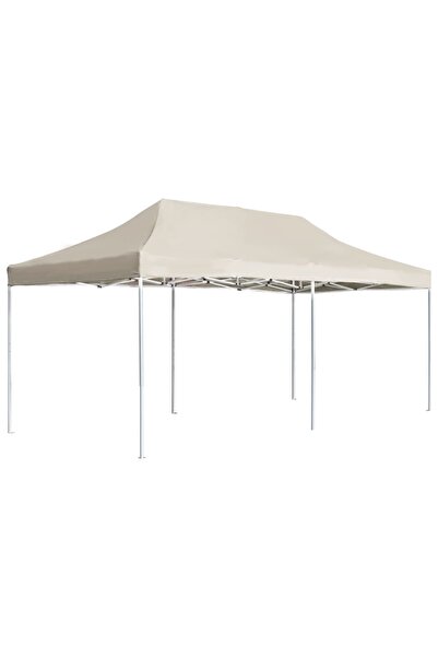 Concept Επαγγελματική πτυσσόμενη σκηνή πάρτι, κρεμ, 6 x 3 μ., αλουμίνιο