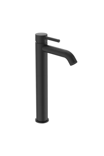 İdeal Standard Baterie lavoar inalta Ceraline cu ventil metalic Pop-Up negru mat