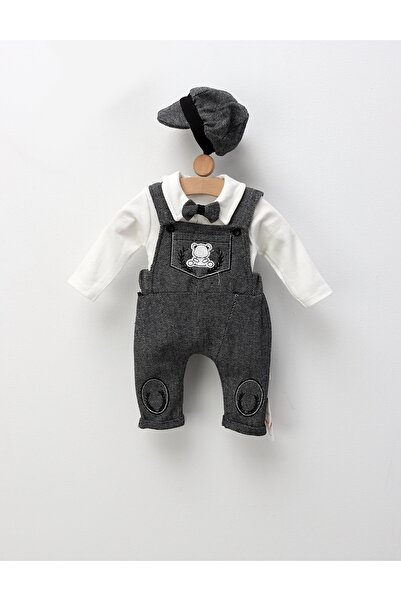 MiniKids Κομψή βρεφική στολή Darius, μαύρη