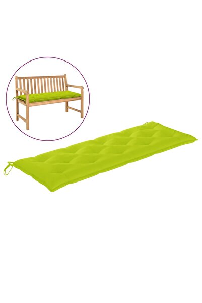 Concept Μαξιλάρι παγκάκι κήπου, φωτεινό πράσινο, ύφασμα 150x50x7 εκ.