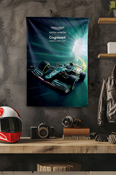 Vagonik مفرش حائط بتصميم F1 من أستون مارتن سجاد سي سي تيبستري فورمولا 1