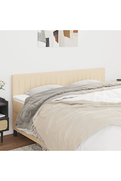 Concept Tăblii de pat, 2 buc, crem, 80x5x78/88 cm, textil