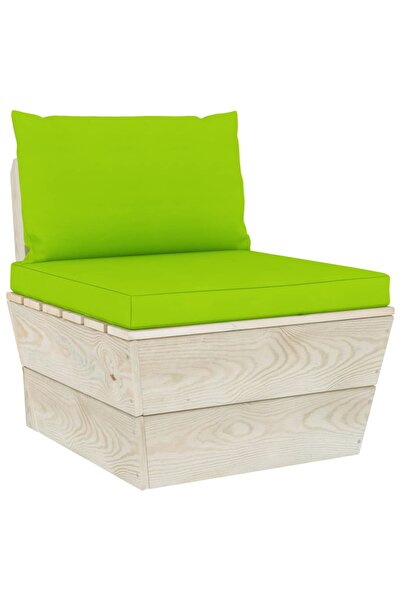 Concept Μαξιλάρια καναπέ από παλέτα, 2 τεμ., φωτεινό πράσινο, ύφασμα