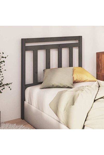 Concept Κομοδίνο, γκρι, 81x4x100 cm, μασίφ ξύλο πεύκου