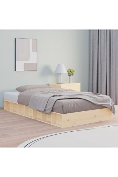 Concept Σκελετός Μονό κρεβατιού 3FT, 90x190 cm, μασίφ ξύλο