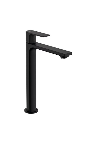 Hansgrohe Baterie lavoar inalta Rebris E 240 negru mat cu ventil Pop-Up