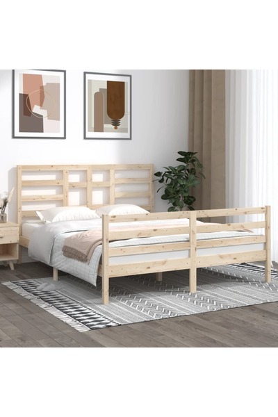 Concept Σκελετός κρεβατιού, 160x200 εκ., μασίφ ξύλο