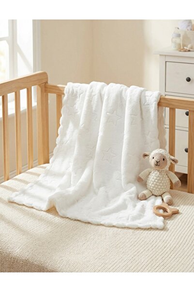 MiniKids Cocolino blanket with starry sky, white