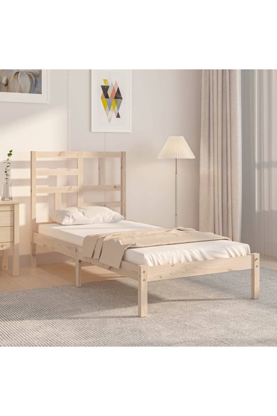 Concept Μικρό Μονό κρεβάτι 2FT6, 75x190 εκ., μασίφ ξύλο