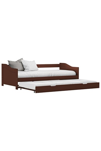 Concept Σκελετός καναπέ-κρεβάτι, επεκτεινόμενος, καφέ, 90 x 200 cm, ξύλο πεύκου