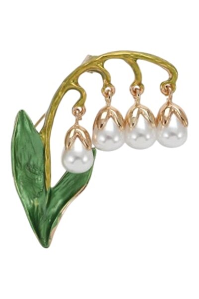 The Casius. Lily of the Valley Flower Brooch