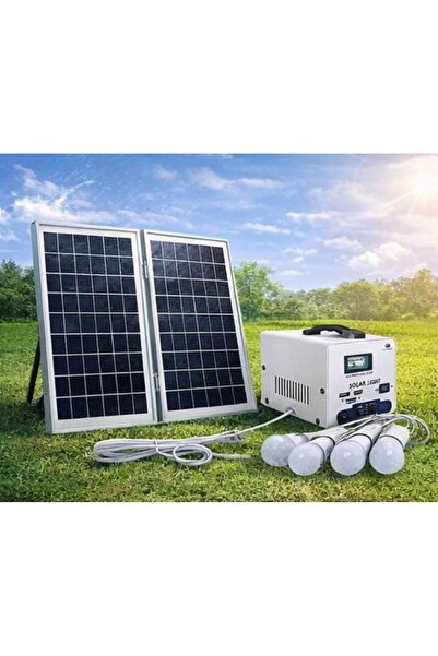 Generic نظام طاقة شمسية محمول بقدرة 30 واط و18 فولت، بطارية ليثيوم فوسفات الح...