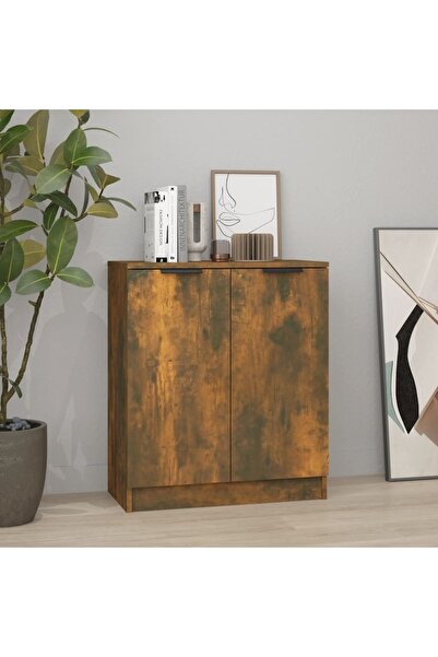 Concept Μπουφές, καπνιστή δρυς, 60x30x70 cm, επεξεργασμένο ξύλο